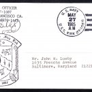 Fast Frigate USS KIRK FF-1087 Commanding Officer's Autograph Naval Cover