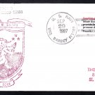Fast Frigate USS BARBEY FF-1088 Ship's Cachet Naval Cover