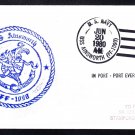 Fast Frigate USS AINSWORTH FF-1090 Visit to Port Everglades Florida Naval Cover