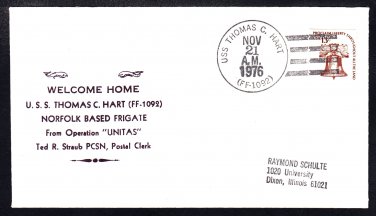 Fast Frigate USS THOMAS C. HART FF-1092 Operation UNITAS Naval Cover