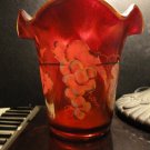 Fenton Vase - Ruby Amberina Stretch Flip Vase