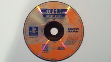 Top Gun Fire at Will PS1 Disc Only