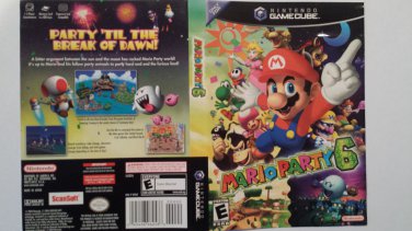 Mario Party 6 REPLACEMENT ARTWORK ONLY