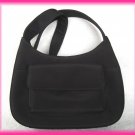 Coldwater Creek Small Black Hobo Style Handbag Purse - Looks Unused - FREE Shipping