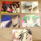 Japanese Anime Jump Shaman King Card x5 pages L015