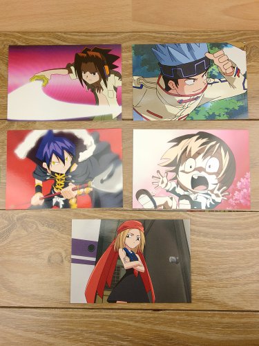 Japanese Anime Jump Shaman King Card x5 pages M007