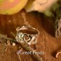 Sterling Silver Three Hart Ring