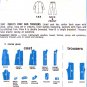 Girls 70s Lined Coat Vintage Sewing Pattern Style 3341 Size 1