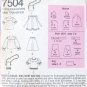 Girls 70s Peasant Blouse Skirt & Bag Vintage Sewing Pattern Simplicity 7504 Size 6