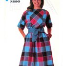 80s Pullover Dress Vintage Sewing Pattern Simplicity 7290 UNCUT Bust 32 to 36
