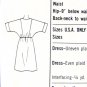 80s Pullover Dress Vintage Sewing Pattern Simplicity 7290 UNCUT Bust 32 to 36