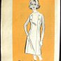 60s Slim Dress Vintage Sewing Pattern Anne Adams 4884 Button Trim Bust 36