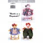 Butterick 3718 Pammy Bears Craft Sewing Pattern 18 Inch Bear Home Decor