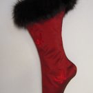Red Ballet Slipper Christmas Stocking