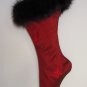 Red Ballet Slipper Christmas Stocking