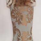 Gold Brocade Boot Christmas Stocking
