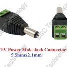 10pcs - 2.1x5.5mm CCTV camera DC Power Male Jack Connector