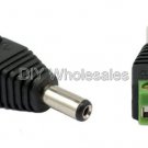10pcs - 2.1mm CCTV camera DC Power Male Jack Connector