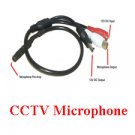 1pc Wide Range Microphone for CCTV Security Camera DC