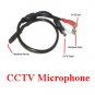 1pc Wide Range Microphone for CCTV Security Camera DC