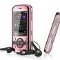 Sony Ericsson W395 Quadband GSM Phone (Unlocked) Happy Pink