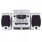 Supersonic SC-2020 Portable CD Player with Cassette Recorder & AM/FM Radio