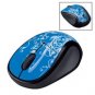 Logitech V220 Cordless Optical Mouse for Notebooks (Blue Flourish)