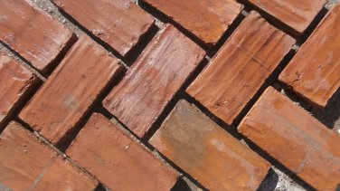5 - ANTIQUE SPANISH TERRACOTTA FLOOR TILES - large quantity available
