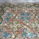 101 - Antique spanish cement patterned tiles - VERY RARE TILES !