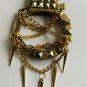 Gold Handcuff Earrings