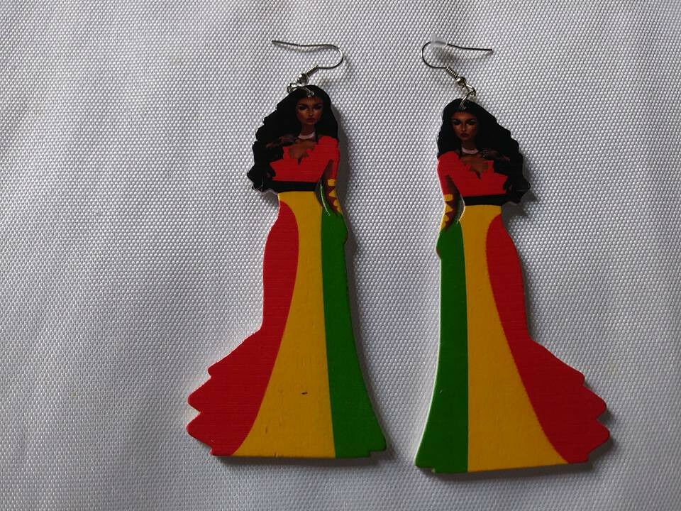 rasta lady earrings new&Acirc;&nbsp;