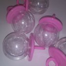 baby shower favors girl xl refillable pacifiers 5 pink for girl
