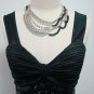 Fashion gorgeous Necklace made with Silver Tone Metal