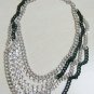 Fashion gorgeous Necklace made with Silver Tone Metal