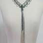 Fashion gorgeous Necklace made with Silver Tone Metal