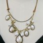 Classic peach heart pearl necklace