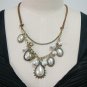 Classic peach heart pearl necklace