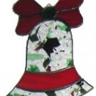 Stained Glass Holiday Bell, #105b