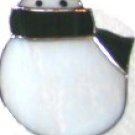Stained Glass Snowman Suncatcher, #x101g