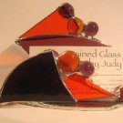 Stained Glass Abstract Business Card Holder, #bch011