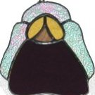 Stained Glass Angel - Violet, #106a