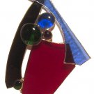 Abstract Stained Glass Suncatcher, Item #AB0018