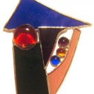 Abstract Stained Glass Suncatcher, Item #AB0019