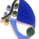 Abstract Stained Glass Suncatcher, Item #AB0014