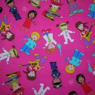New Girls Fabric BTY Police Woman Fireman Scientist