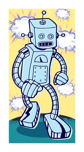 Giant Robot Print