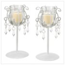 Crystal Drop Votive Stands