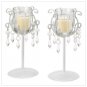 Crystal Drop Votive Stands