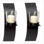 Mod-Art Candle Sconce Duo