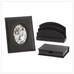 Leather Look Desk Accessories